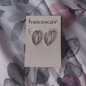 Oval shaped earrings